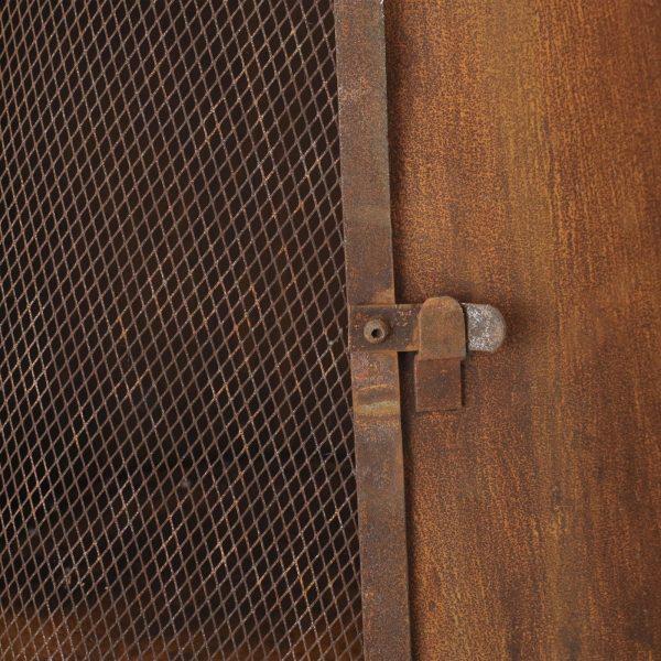 abb7d855-9218-4535-a121-1db73e7eb111.49453a60f1b639f57f3f2c13199e35ac.jpg Sunnydaze 70″ Rust Patina Finish Steel Wood-Burning Chiminea with Spark Screen