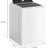 Whirlpool WTW5020SW 4.6 Cu. Ft. Top Load Impeller Washer