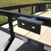 5×12 Powder Coated Dovetail Utility Trailer 3500lb Axle