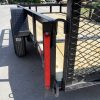 5×12 Powder Coated Dovetail Utility Trailer 3500lb Axle