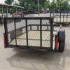 5×8 Powder Coated Dovetail Utility Trailer Single 3,500lb Axle