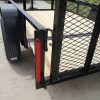 5×8 Powder Coated Dovetail Utility Trailer Single 3,500lb Axle