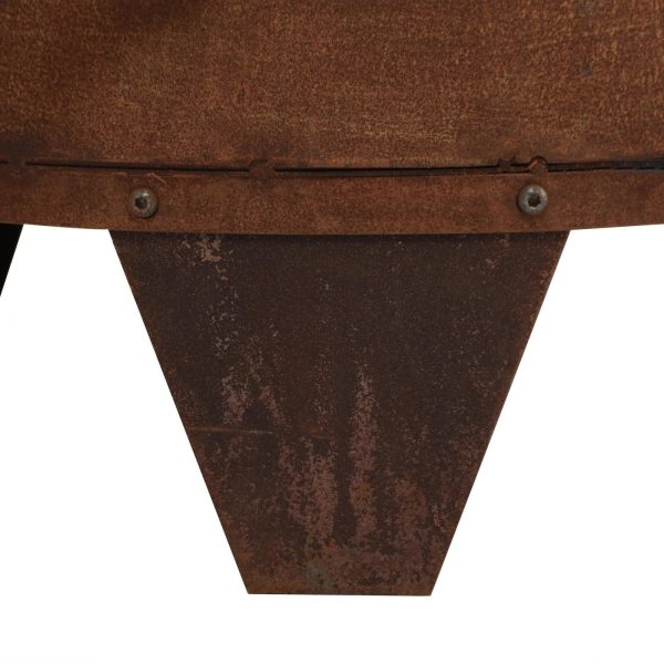 f59f2c17-6971-4c5c-9b61-e0f3e738b895.7a23a3c5297aa350a0f64ab7e482a828.jpg Sunnydaze 70″ Rust Patina Finish Steel Wood-Burning Chiminea with Spark Screen