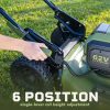 f7de9228-13bb-4792-af1c-1e6a431fbbfa.4a48bb0b535ad82f33f79129b6449d8b.jpg Green Machine 62V 23-Inch Self-Propelled Brushless Cordless Electric Lawn Mower, Includes Two 4.0Ah Batteries and Rapid Charger