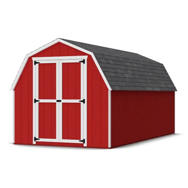 i1-20-1.jpg Little Cottage Co. 8 x 16 Foot Value Gambrel Barn with 4 Foot Sidewalls – Precut Kits