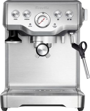 img-1059.jpg Breville – the Infuser Manual Espresso Machine with 15 bars of pressure, Milk Frother and Water filtration – Silver