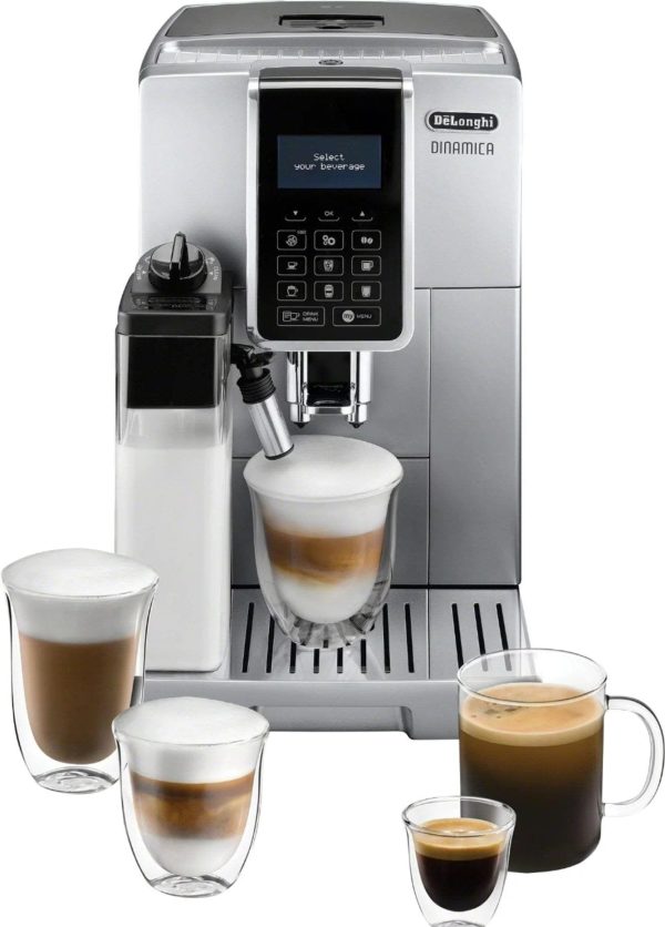 img-1279.jpg De’Longhi – Dinamica Espresso Machine with 15 bars of pressure and LatteCrema Fully Automatic Milk Frother – Silver