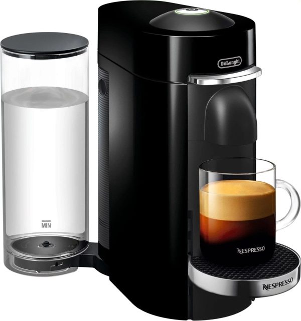 img-1309.jpg De’Longhi – Nespresso Vertuo Plus Deluxe Coffee and Espresso Maker by De’Longhi, Piano Black with Aeroccino Milk Frother – Piano Black
