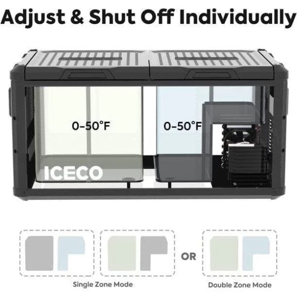 img-1709.jpg ICECO VL90 ProD 95 Quarts(90L) Dual Zone Portable Refrigerator, Multi Directional Lid, 12 Volt Refrigerator Home & Car Use
