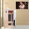 img-2004.jpg KUNSANA Far infrared sauna room,One person size, Hemlock Wooden Far Infrared Sauna for Home