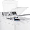 LG – 5.5 Cu. Ft. Smart Top Load Washer with TurboWash3D – White