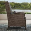 Newcastle 6-Piece Patio Deep Seating Set with Fire Pit – Smoke – Member’s Mark