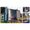 Oakland 11 ft. W x 7.5 ft. D Plastic Storage Shed