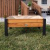 Raised planter 100% authentic teak wood