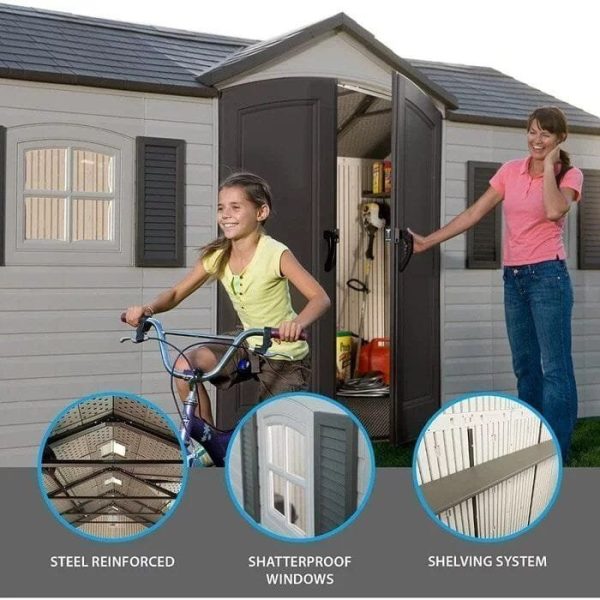 img-2732.jpg Side Entry 15 ft. W x 8 ft. D Plastic Storage Shed