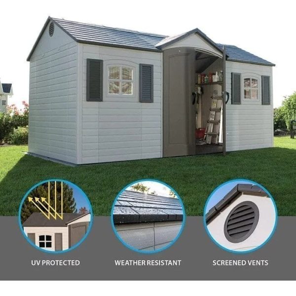img-2733.jpg Side Entry 15 ft. W x 8 ft. D Plastic Storage Shed