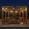 img-2823.jpg SummerCove 10.5 ft. x 10 ft. Cedar Wood Pergola with Adjustable Hanging Planters