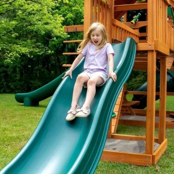 img-2951.jpg Treasure Trove II Swing Set /Tongue and Groove Wood Roof