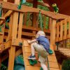img-2954.jpg Treasure Trove II Swing Set /Tongue and Groove Wood Roof