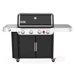 Nexgrill 4-Burner Propane GAS Grill in Black with Side Burner and Stainless Steel Main Lid