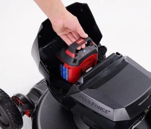 img-358.jpg 21 in. Super Recycler 60-Volt SmartStow Max Cordless Battery Walk Behind Mower 7.5 Ah Battery and Charger Included