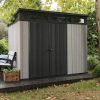 img-621.jpg Artisan 9 ft. W x 7.5 ft. D Plastic Storage Shed
