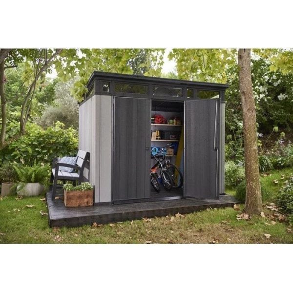 img-623.jpg Artisan 9 ft. W x 7.5 ft. D Plastic Storage Shed