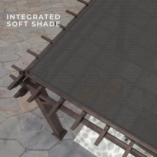 Backyard Discovery 14 ft. x 10 ft. Steel Traditional Pergola