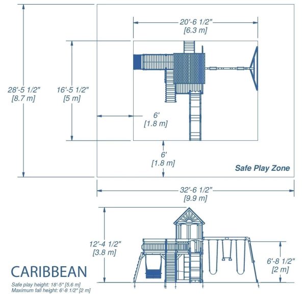 img-732.jpg Backyard Discovery Caribbean Cedar Swing Set
