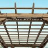 12×10 Fairhaven Pergola, Rustic Finish