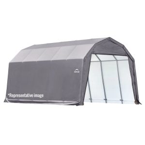 n1-25-1.jpg ShelterCoat Custom Round Wind and Snow Rated Shelter, 12 ft. x 20 ft. x 8 ft. Standard PE 9 oz. Grays