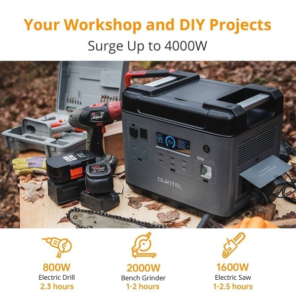 p2001-diyprojects_20f9816f-dc42-4588-9e43-f3580c0c394a.jpg OUKITEL P2001 Portable Power Station 2000W/2000Wh