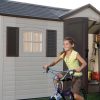Lifetime 15 ft. x 8 ft. Outdoor Garden Storage Shed with Double Doors & Skylights